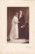Svatební foto Wenzela a Erny Neumannových červen 1933